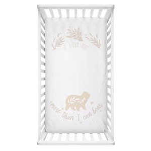 COT FITTED SHEET - MORE THAN I CAN BEAR