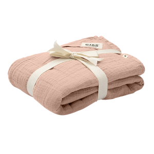 BIBS Muslin Swaddle, Organic (GOTS) Muslin - BLUSH