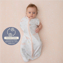 Load image into Gallery viewer, Smart Sleep Zip Up Swaddle 0.2TOG - Ava Birds