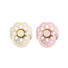 Load image into Gallery viewer, BIBS Boheme Pacifiers (2pk) - Ivory/Blossom