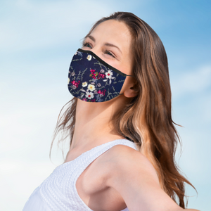 PREMIUM FACE MASK SET - 3 LAYER 100% COTTON REUSABLE FACE MASK - BLUE DREAM