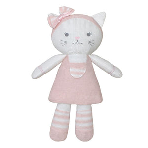 DAISY THE CAT KNITTED TOY