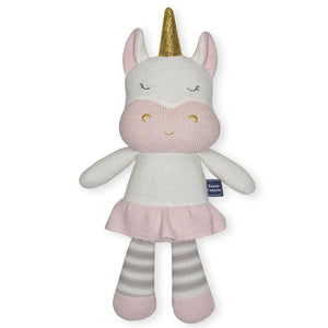 KENZIE THE UNICORN KNITTED TOY
