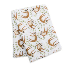 Load image into Gallery viewer, Muslin Cotton Swaddle- Sloth