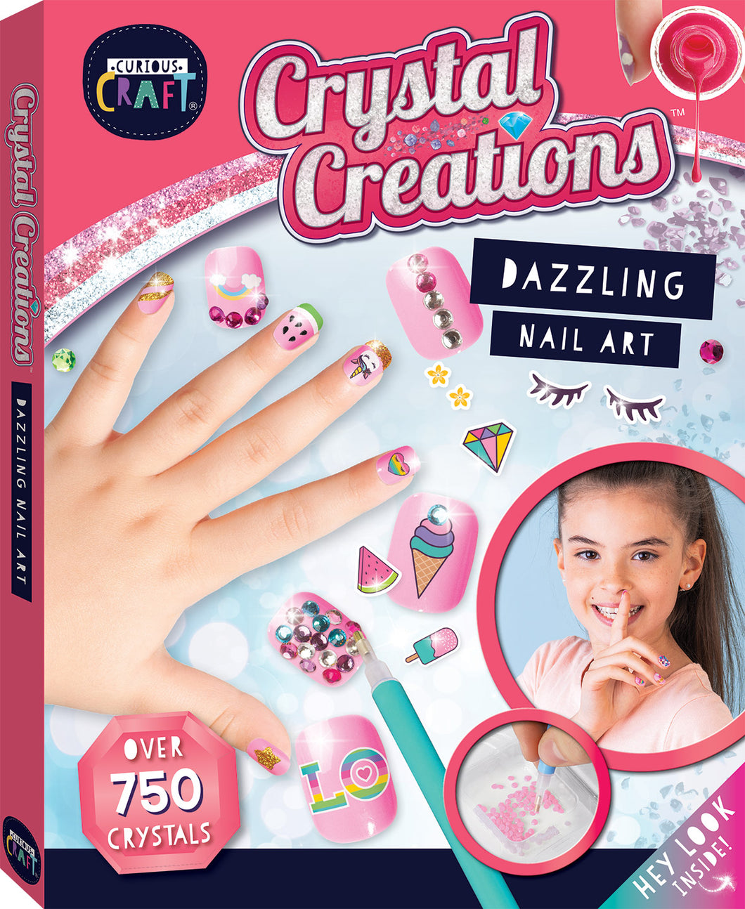 Curious Craft Crystal Creations: Dazzling Nail Art