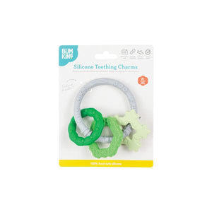 Silicone Teething Charms: Green