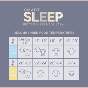 SMART SLEEP SLEEPING BAG 6-18MTHS 2.5TOG - NOAH GIRAFFE