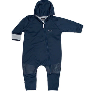 2024 THERM All-Weather Fleece Onesie - Navy | Waterproof Windproof Eco