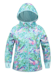 Therm Weather Hoodie - Unicorn Garden | Waterproof Windproof Eco