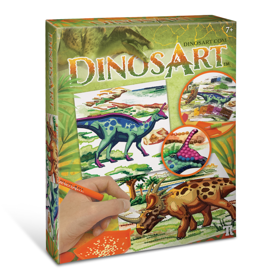 Dinosart Dazzle-by-Number