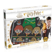 Load image into Gallery viewer, Harry Potter Christmas - Holiday at Hogwarts puzzle 1000pc