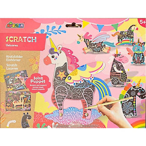 Scratch Jointed Puppet Kit Unicorn