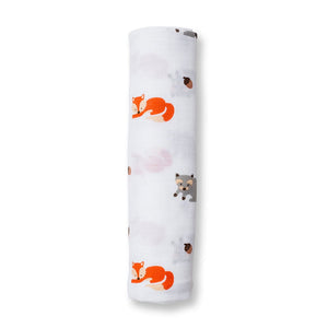 Forest Friends - Cotton Muslin Swaddle