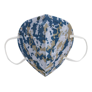 KN95 FACE MASK - CAMO ARMY BLUE - 10 PACK