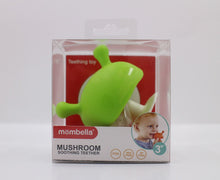 Load image into Gallery viewer, MUSHROOM SOOTHING TEETHER - GREEN