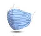 MASKiT Adult Face Mask Stripe blue