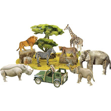 Load image into Gallery viewer, National Geographic Kids 3D Puzzle African Wildlife