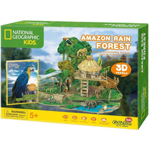 Load image into Gallery viewer, National Geographic Kids 3D Puzzle Amazon Rain Forest