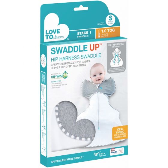 SWADDLE UP™ HIP HARNESS 1.0 TOG GREY - Small