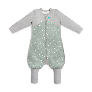 LOVE TO DREAM SLEEP SUIT™ ORGANIC LONG SLEEVE 1.0 TOG - STELLAR OLIVE