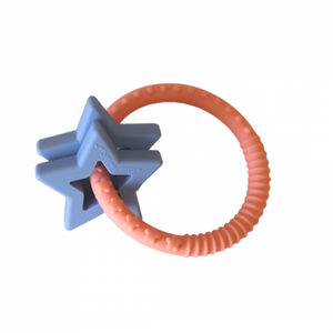 Jellystone Designs Star Teether - Peach