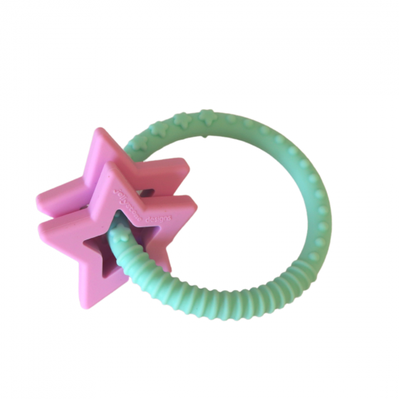 Jellystone Designs Star Teether - Soft Mint