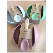 Load image into Gallery viewer, Moana Road Silicone Suction Bowl &amp; Spoon - Pink