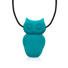 Load image into Gallery viewer, Jellystone Owl Pendant - Turquoise Baja Green