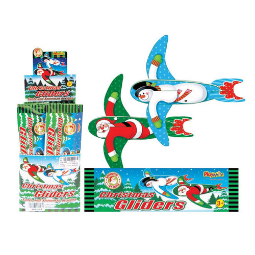Xmas Gliders Santa & Snowman